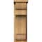 Ekena Millwork New Brighton Rough Sawn Corbel w/Backplate, Western Red Cedar, 8"W x 12"D x 24"H COR08X12X24NEB01RWR - alternate 4